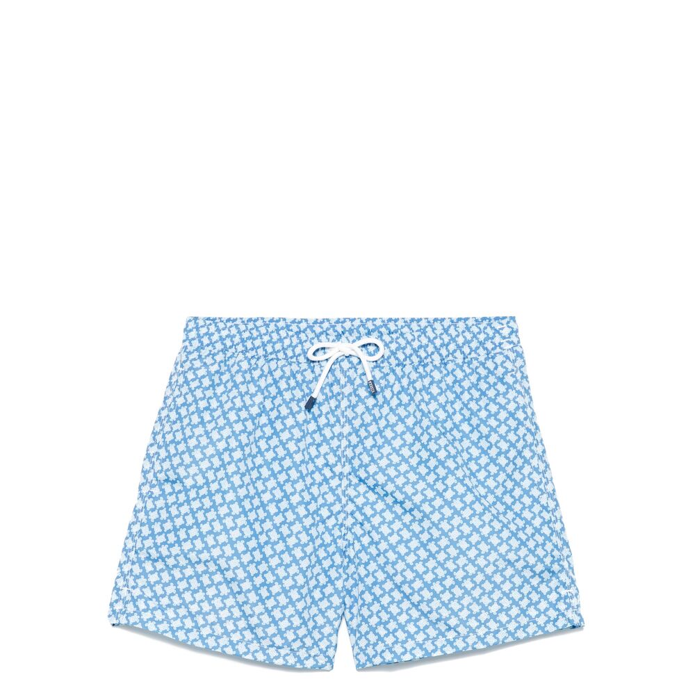 Fedeli Polyester Beachwear - Blue | Wanan Luxury