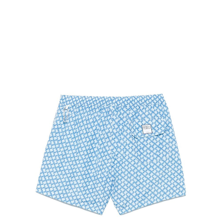 Fedeli Polyester Beachwear - Blue | Wanan Luxury