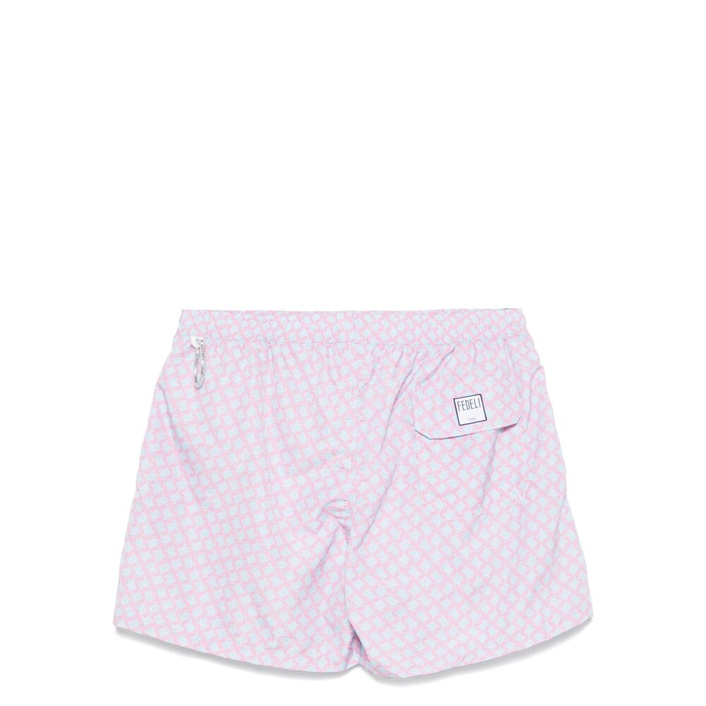 Fedeli Polyester Beachwear - Pink, Blue | Wanan Luxury