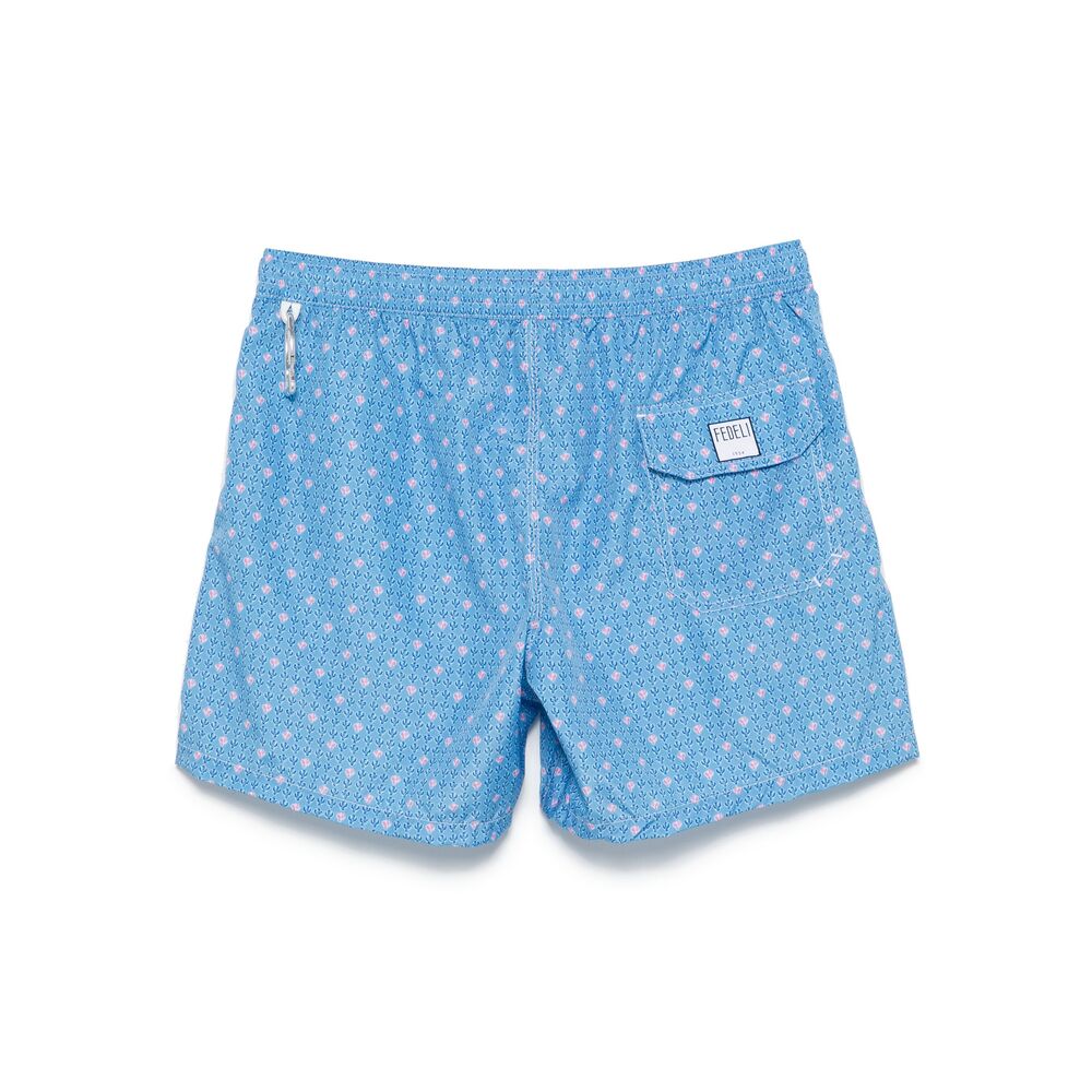 Fedeli Polyester Beachwear - Blue | Wanan Luxury