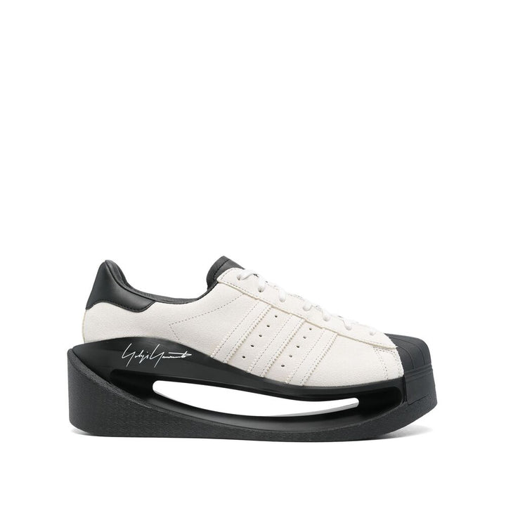 Adidas Y-3 Rubber Sneakers - White, Black | Wanan Luxury