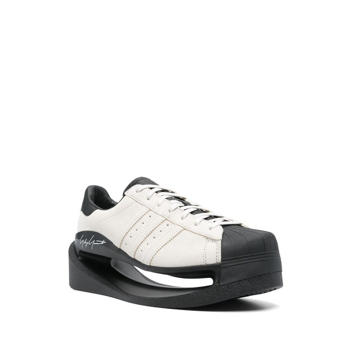 Adidas Y-3 Rubber Sneakers - White, Black | Wanan Luxury