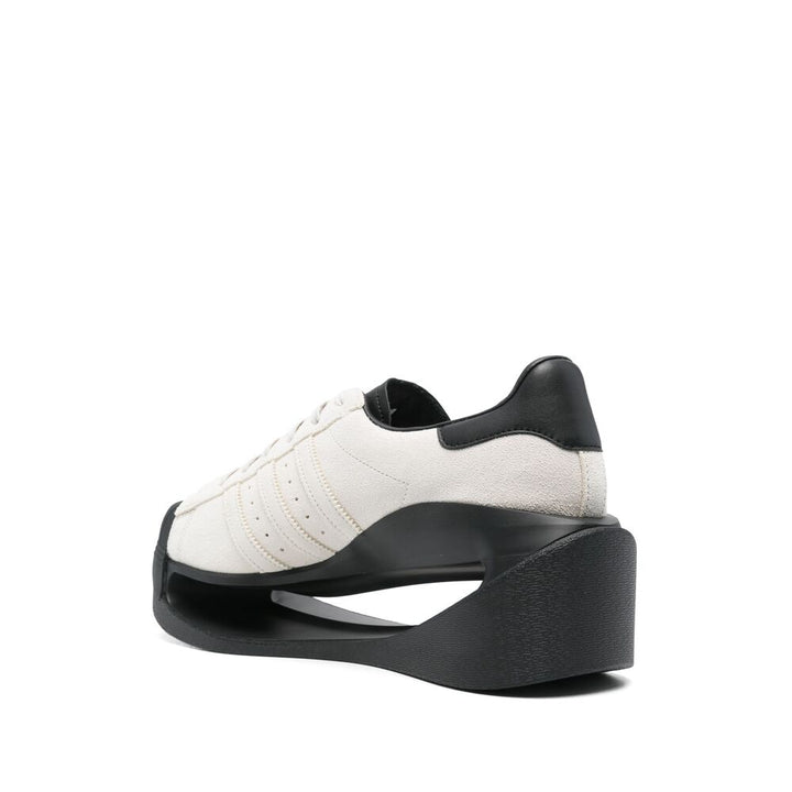 Adidas Y-3 Rubber Sneakers - White, Black | Wanan Luxury