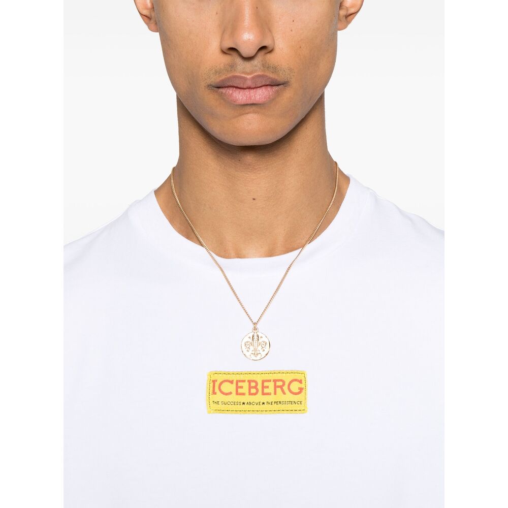 Iceberg Cotton T Shirts - White | Wanan Luxury