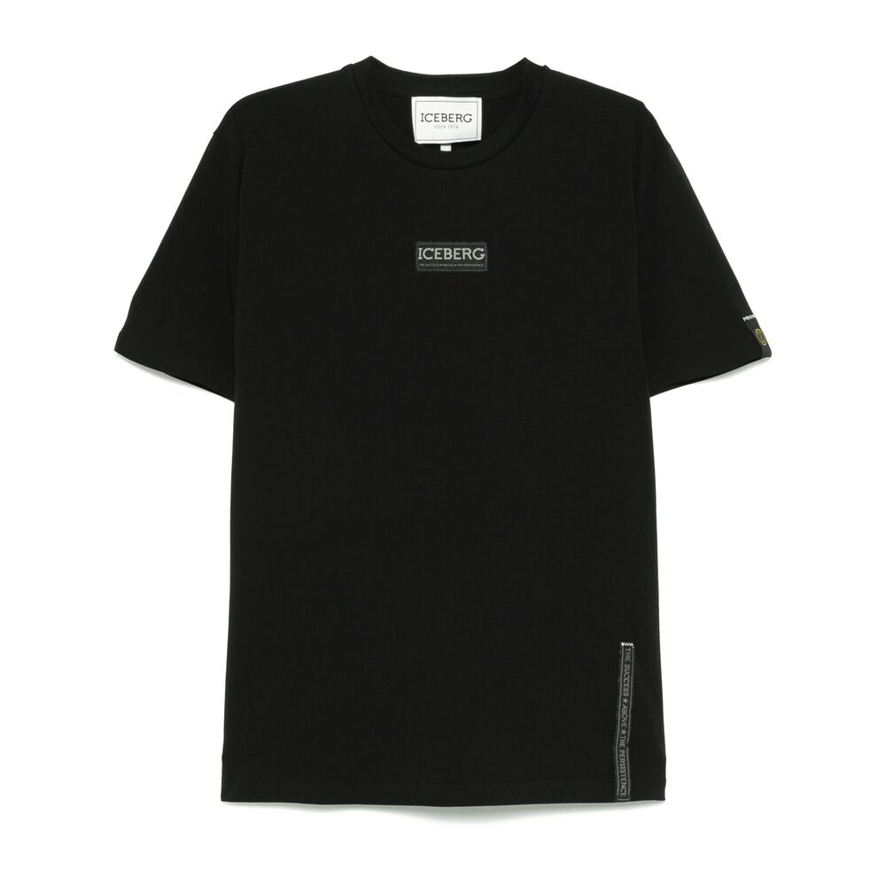 Iceberg Black T Shirts - Black | Wanan Luxury