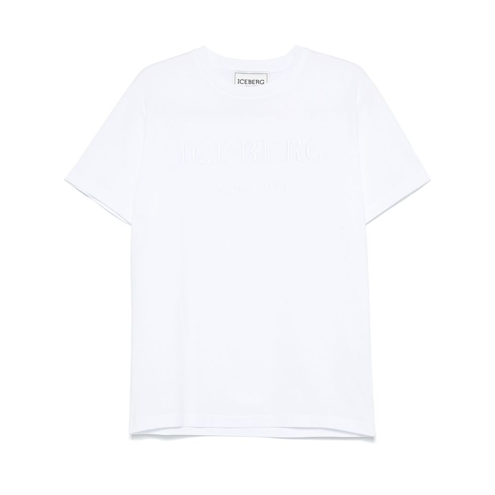 Iceberg Cotton T Shirts - White | Wanan Luxury