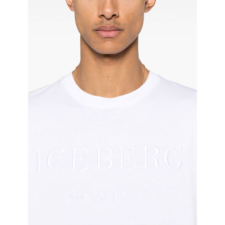 Iceberg Cotton T Shirts - White | Wanan Luxury