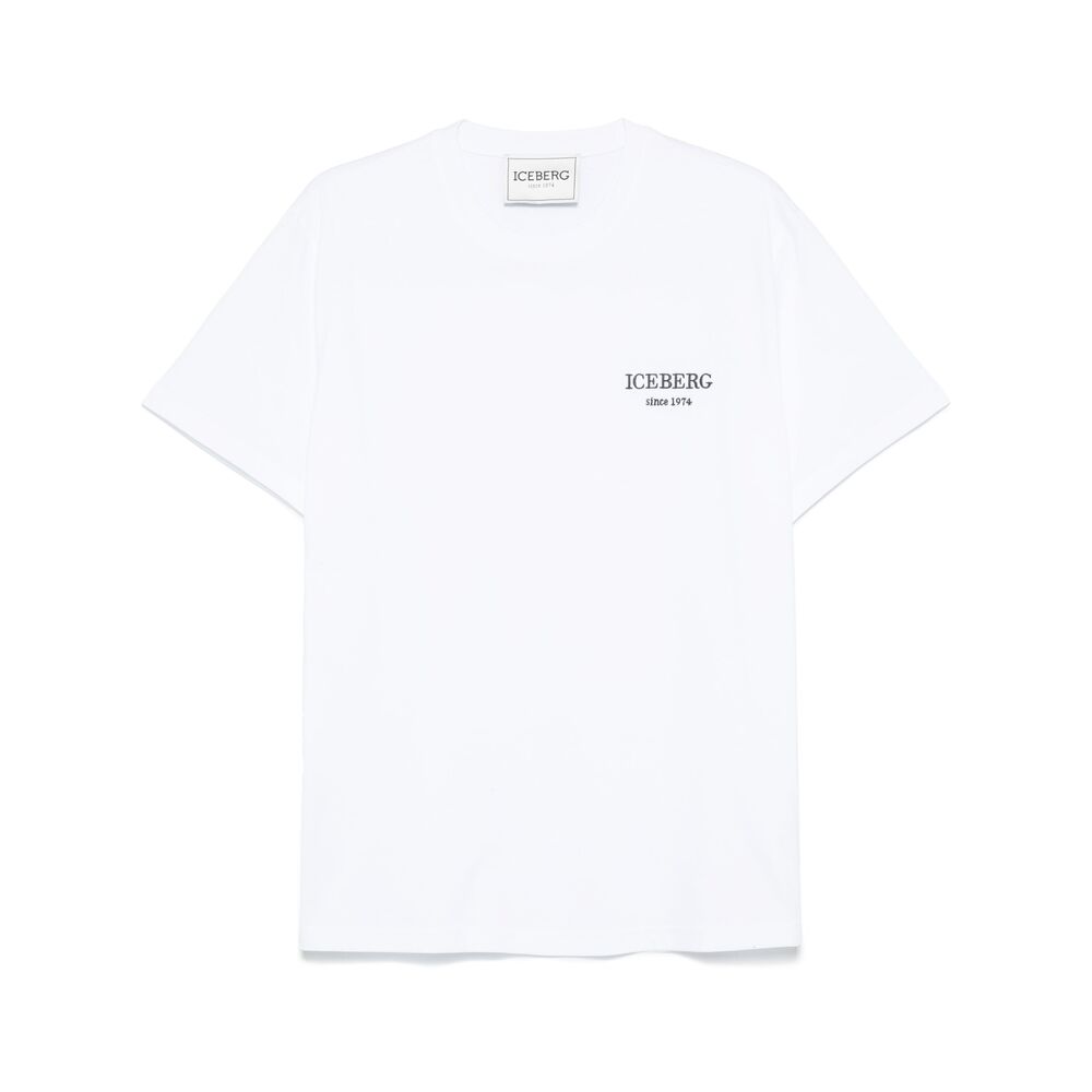 Iceberg Cotton T Shirts - White | Wanan Luxury