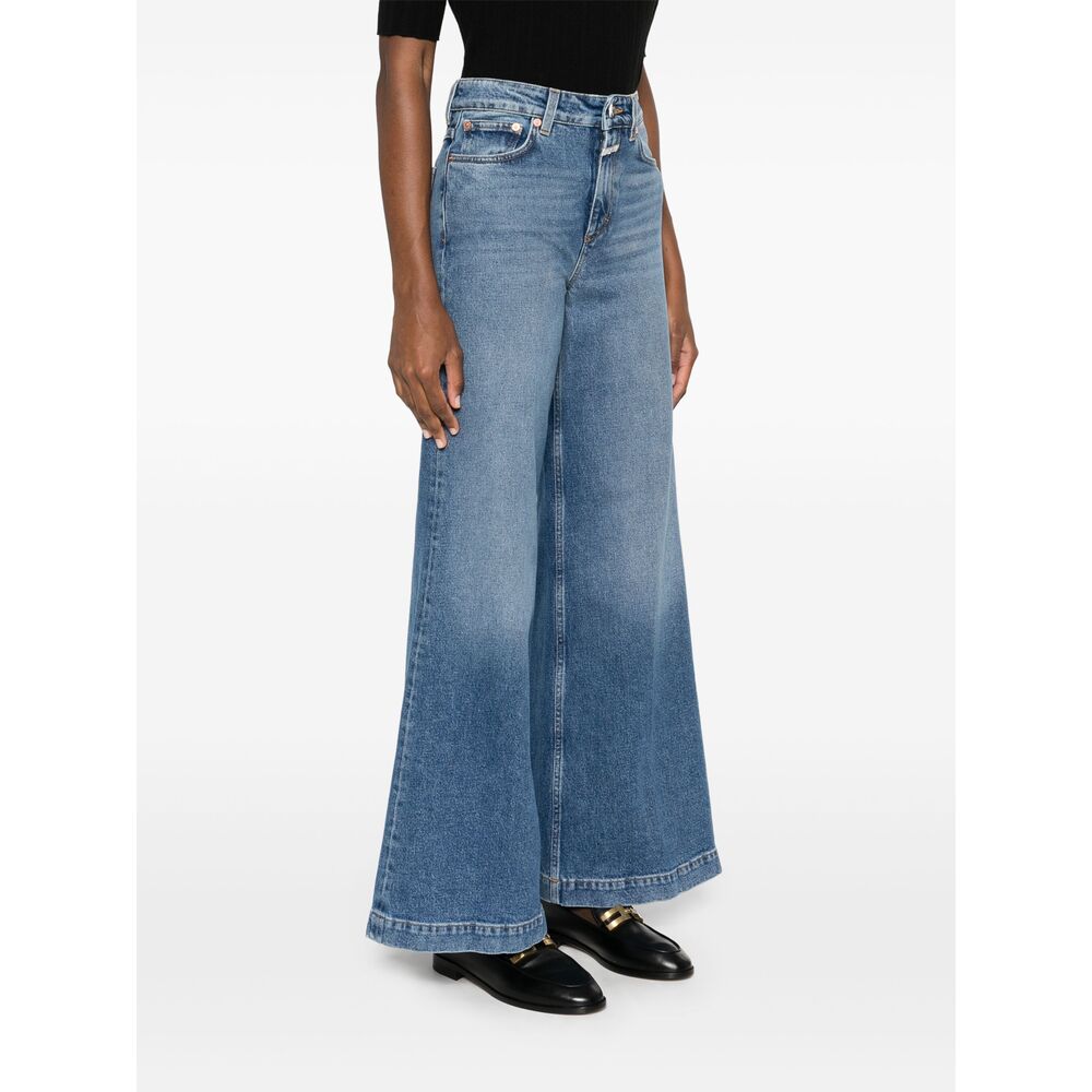 Closed Denim Wide-Leg Jeans - Blue | Wanan Luxury