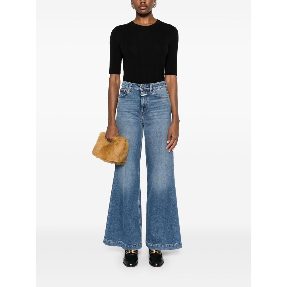 Closed Denim Wide-Leg Jeans - Blue | Wanan Luxury