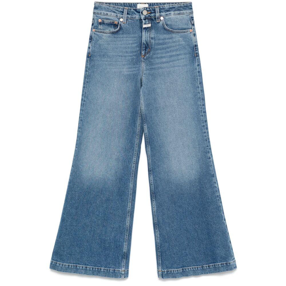 Closed Denim Wide-Leg Jeans - Blue | Wanan Luxury