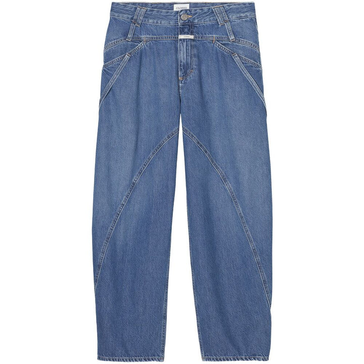 Closed Denim Tapered Jeans - Blue | Wanan Luxury