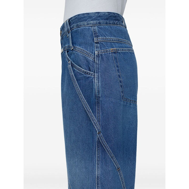 Closed Denim Tapered Jeans - Blue | Wanan Luxury