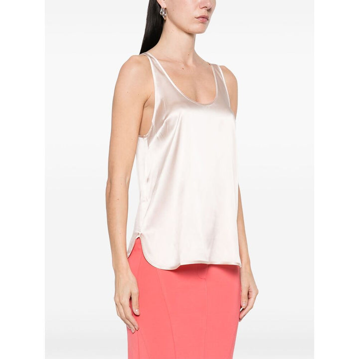 Pinko Silk Tops - Pink | Wanan Luxury