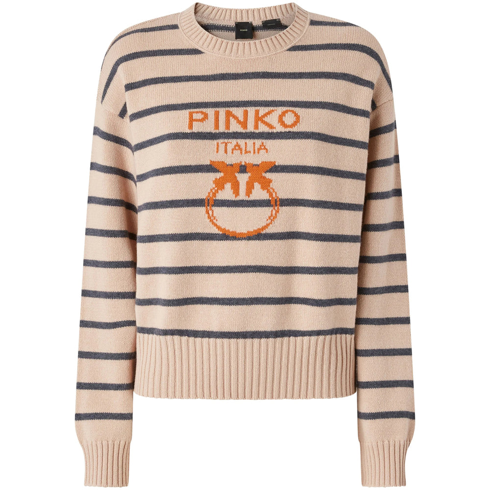 Pinko Wool Sweaters - Neutral, Gray | Wanan Luxury