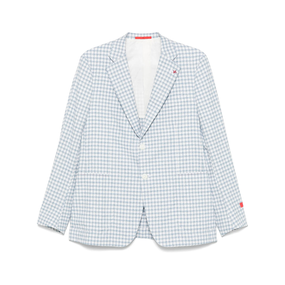 Isaia Giacche - Blu, Bianco | Wanan Luxury
