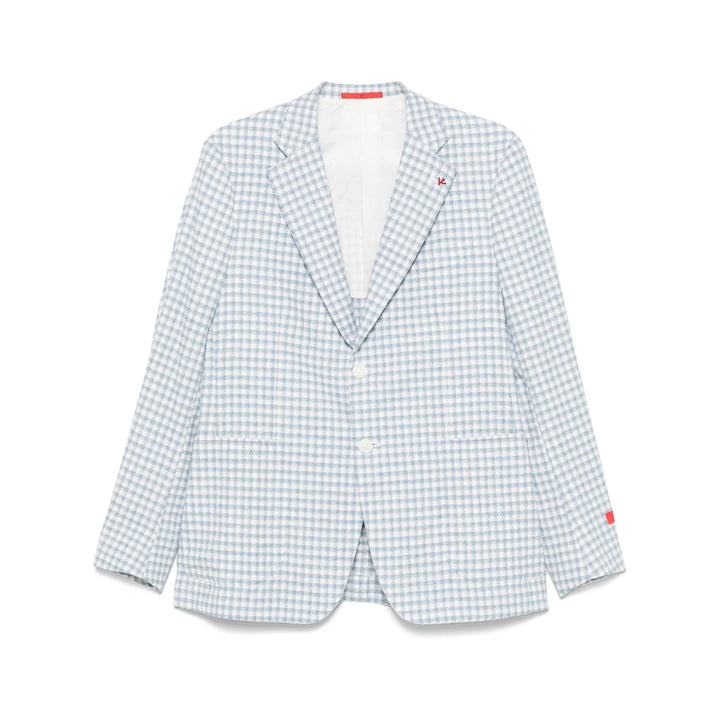 Isaia Giacche - Blu, Bianco | Wanan Luxury
