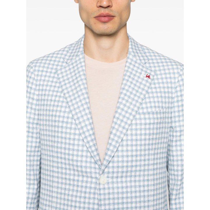 Isaia Giacche - Blu, Bianco | Wanan Luxury