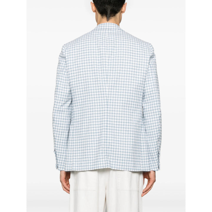 Isaia Giacche - Blu, Bianco | Wanan Luxury