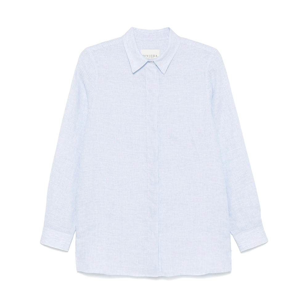 Riviera Camicie - Blu, Bianco | Wanan Luxury