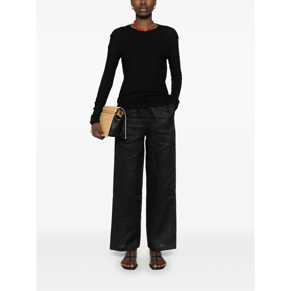 Riviera Pantaloni - Nero | Wanan Luxury