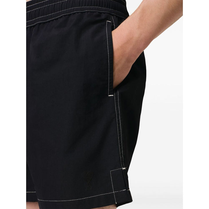 Ami Paris Beachwear - Nero | Wanan Luxury