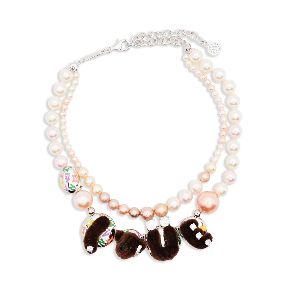 Yvmin Collane - Rosa, Marrone | Wanan Luxury
