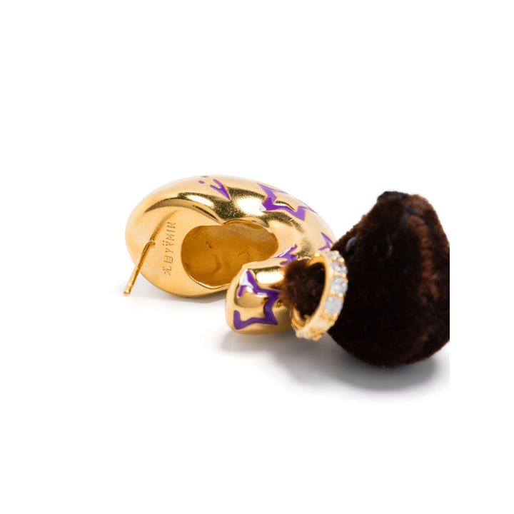 Yvmin Orecchini - Oro, Marrone | Wanan Luxury