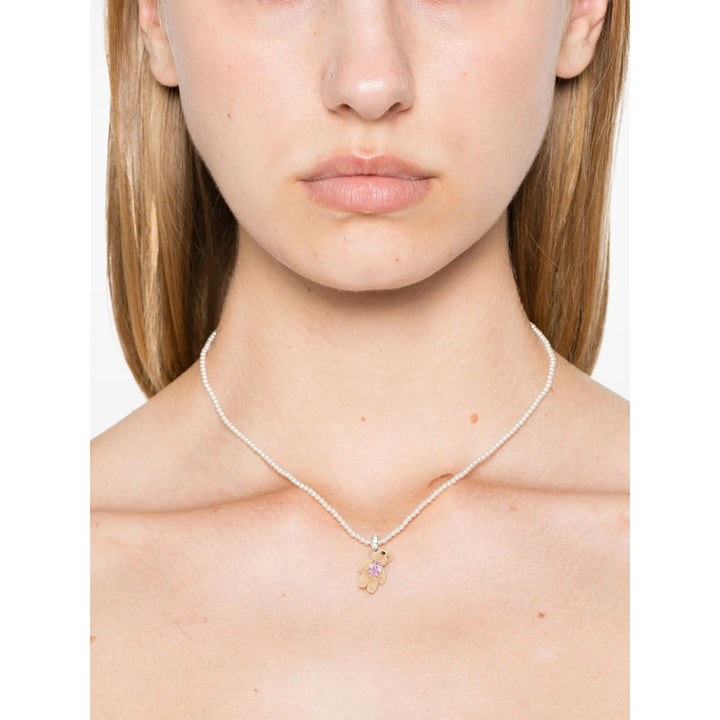 Yvmin Collane - Bianco, Marrone | Wanan Luxury