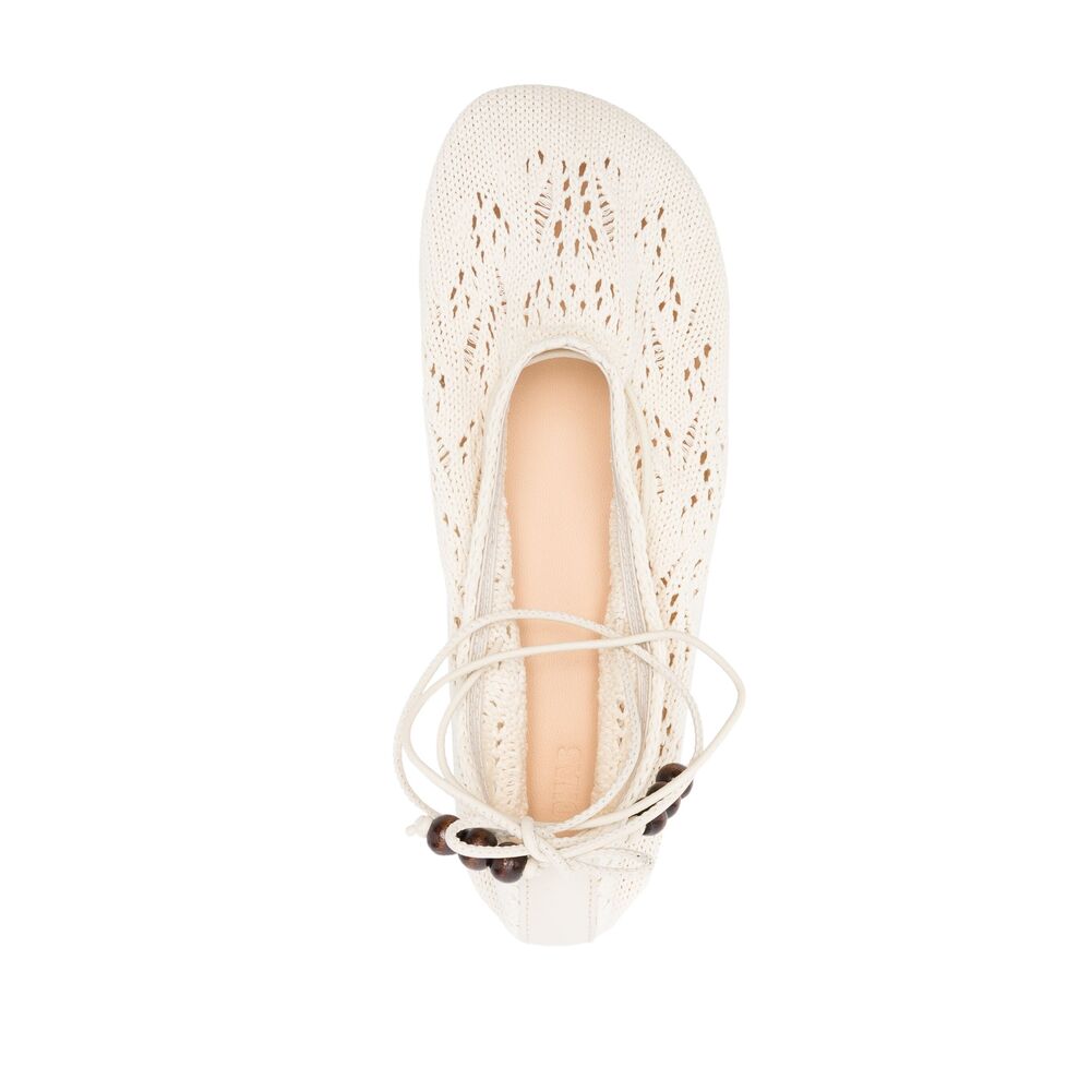 Alohas Ballerine - Bianco | Wanan Luxury