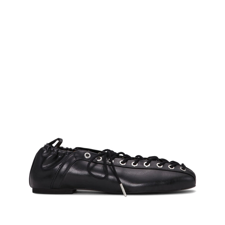 Ganni Ballerine - Nero | Wanan Luxury
