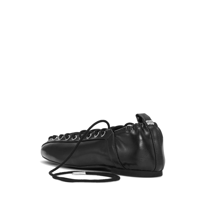 Ganni Ballerine - Nero | Wanan Luxury