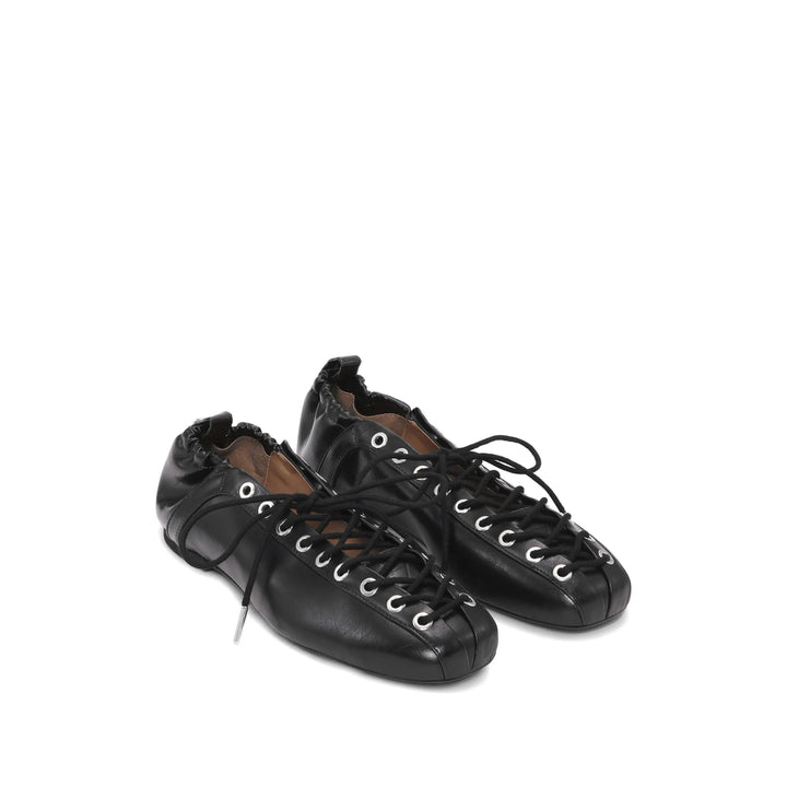 Ganni Ballerine - Nero | Wanan Luxury