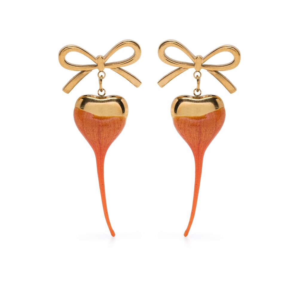 Ottolinger Orecchini - Oro, Arancione | Wanan Luxury
