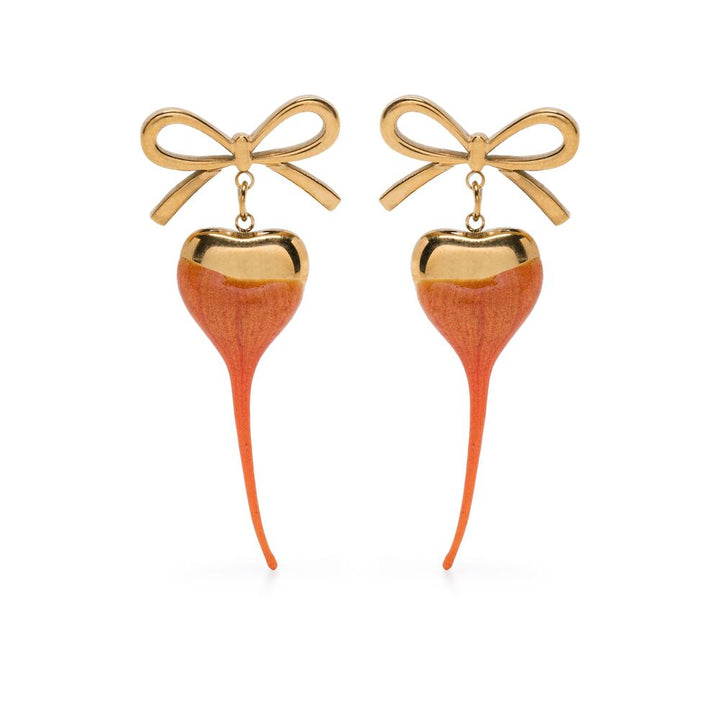 Ottolinger Orecchini - Oro, Arancione | Wanan Luxury