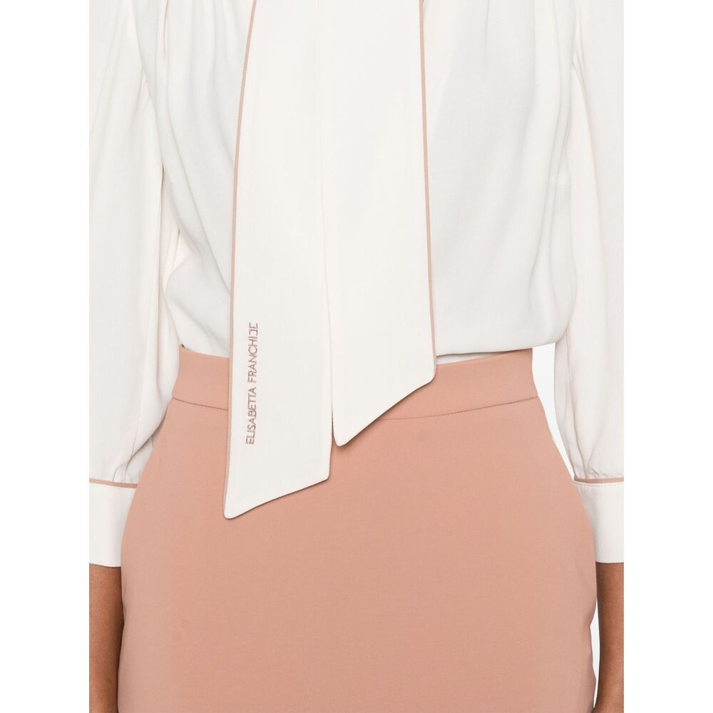 Elisabetta Franchi Silk Suits & Dresses - Neutral | Wanan Luxury