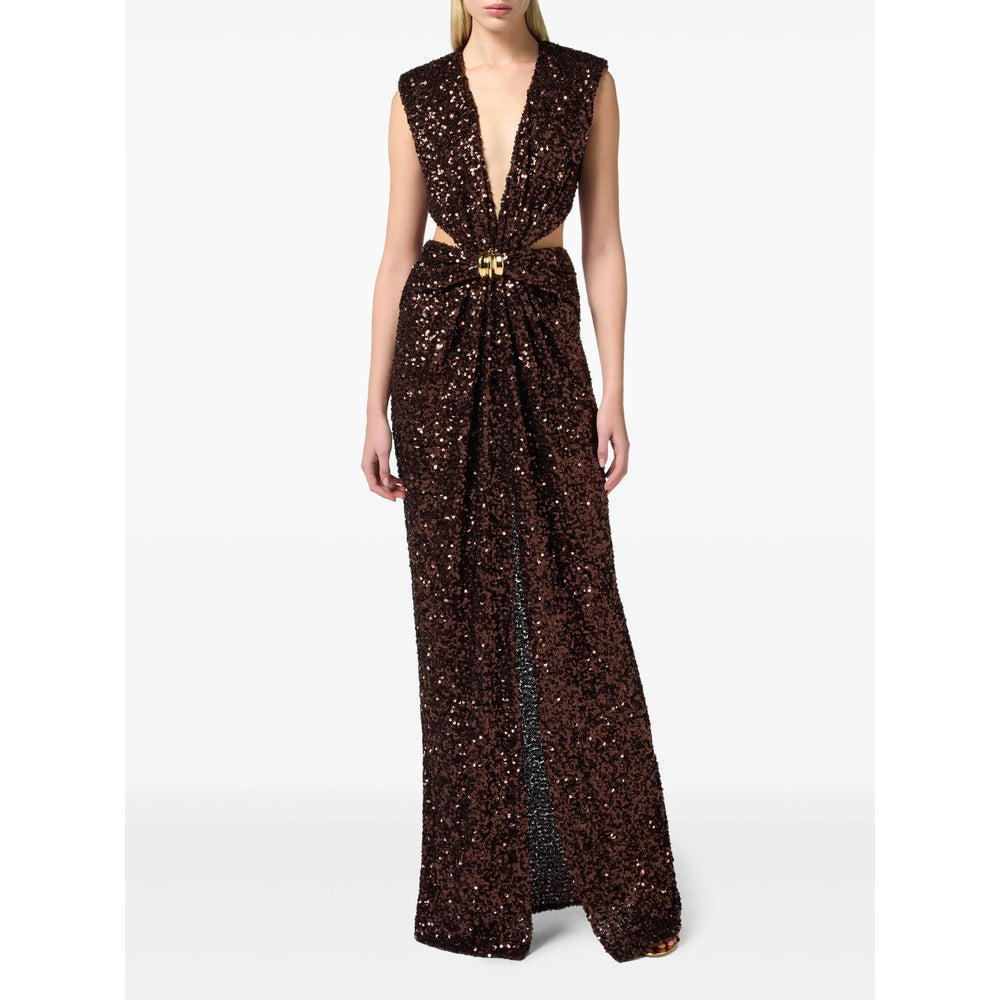 Elisabetta Franchi Abiti - Marrone | Wanan Luxury
