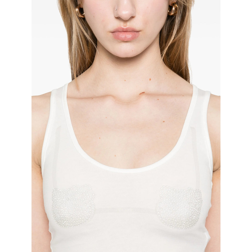 Gcds Top - Bianco | Wanan Luxury
