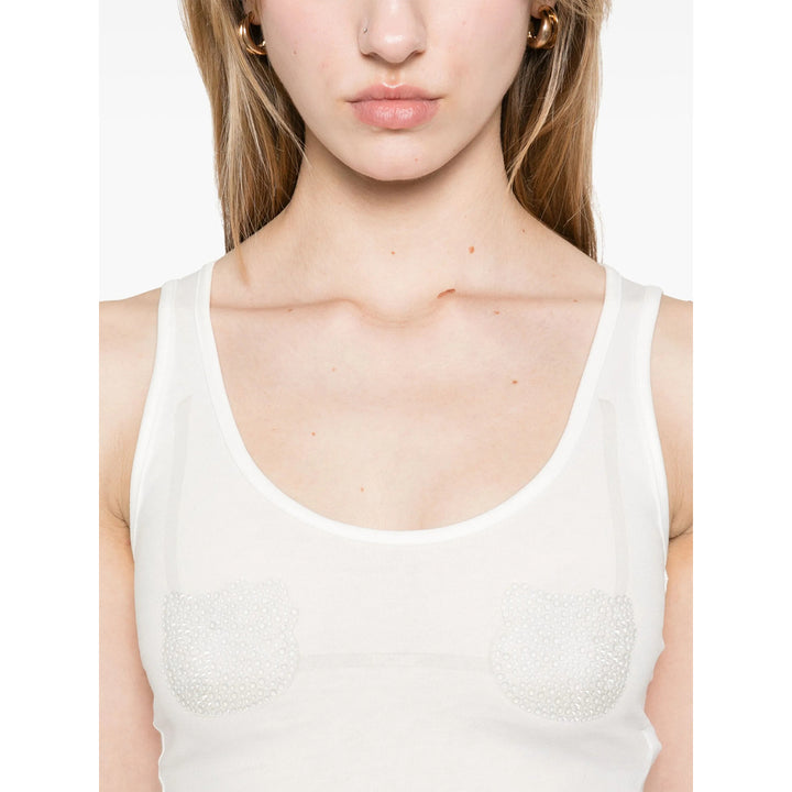 Gcds Top - Bianco | Wanan Luxury