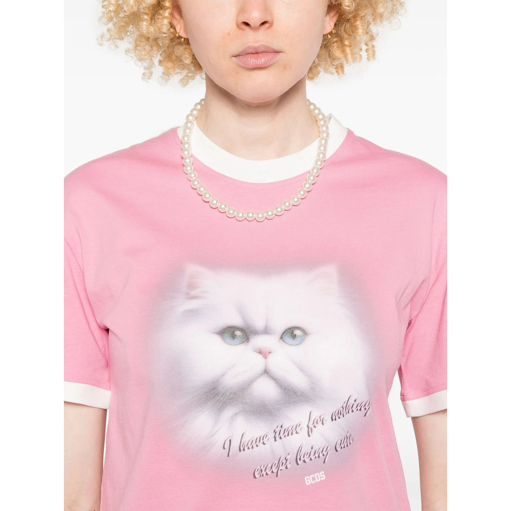 Gcds T Shirt - Rosa | Wanan Luxury