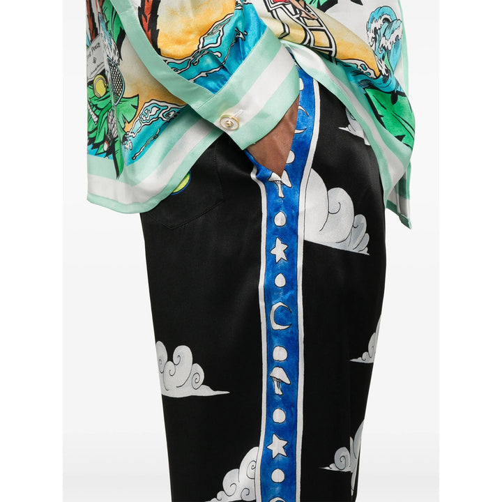 Casablanca Pants - Black | Wanan Luxury