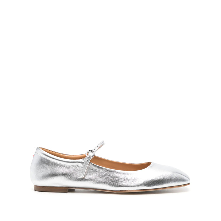 Aeyde Ballerine - Argento | Wanan Luxury
