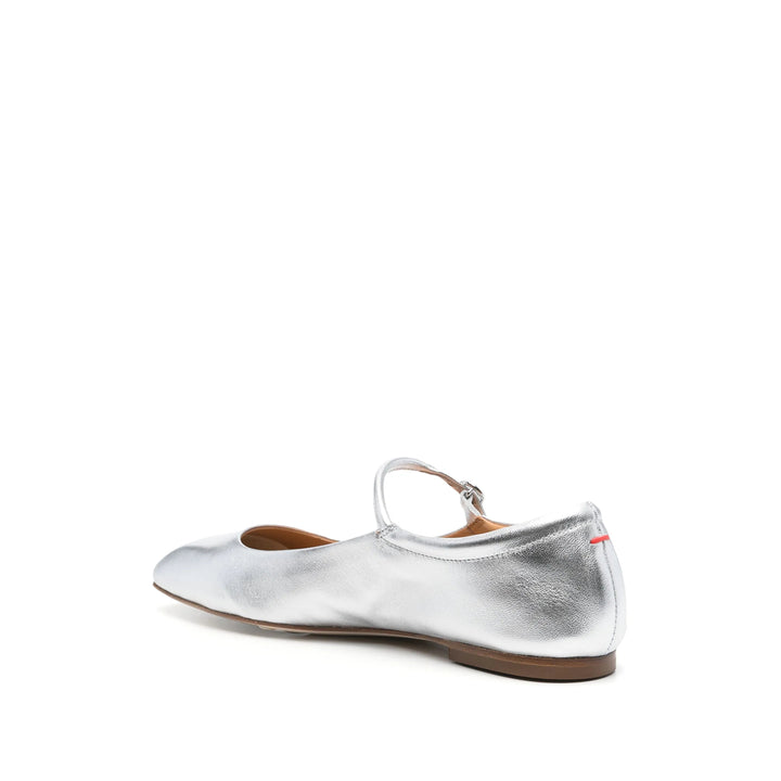 Aeyde Ballerine - Argento | Wanan Luxury