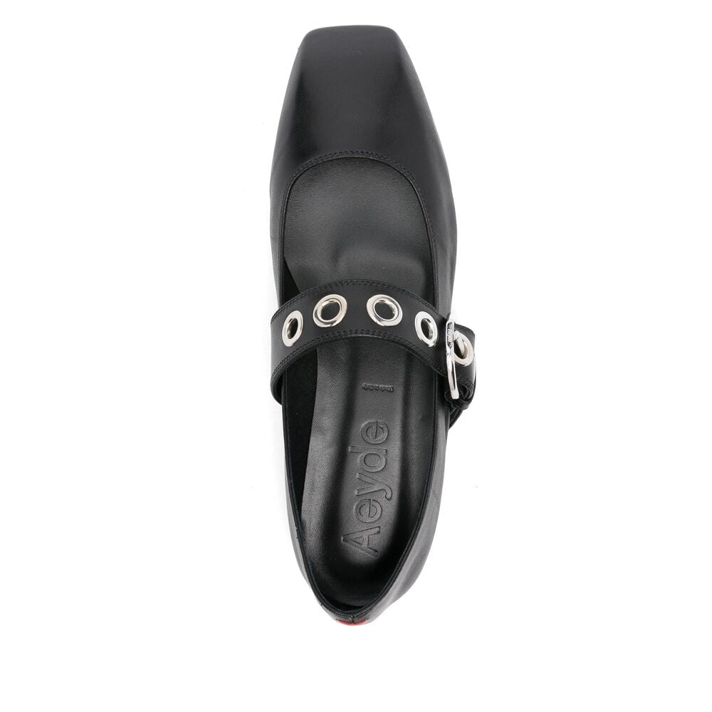 Aeyde Ballerine - Nero | Wanan Luxury