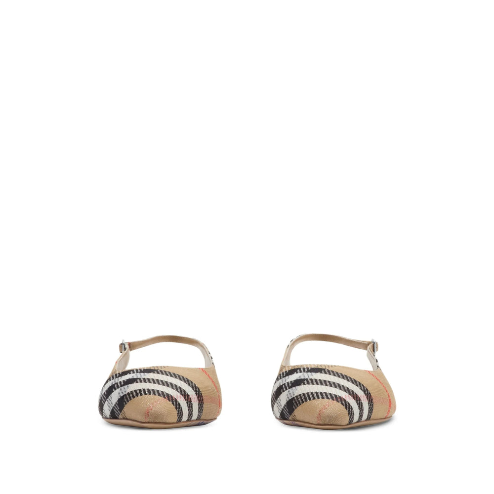 Burberry Ballerine - Marrone, Nero | Wanan Luxury