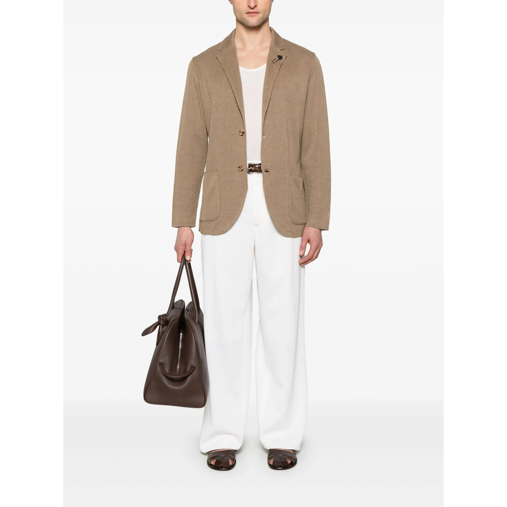 Lardini White Pants - White | Wanan Luxury