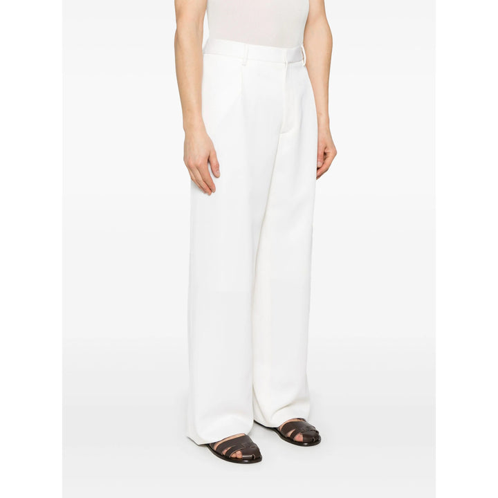 Lardini White Pants - White | Wanan Luxury