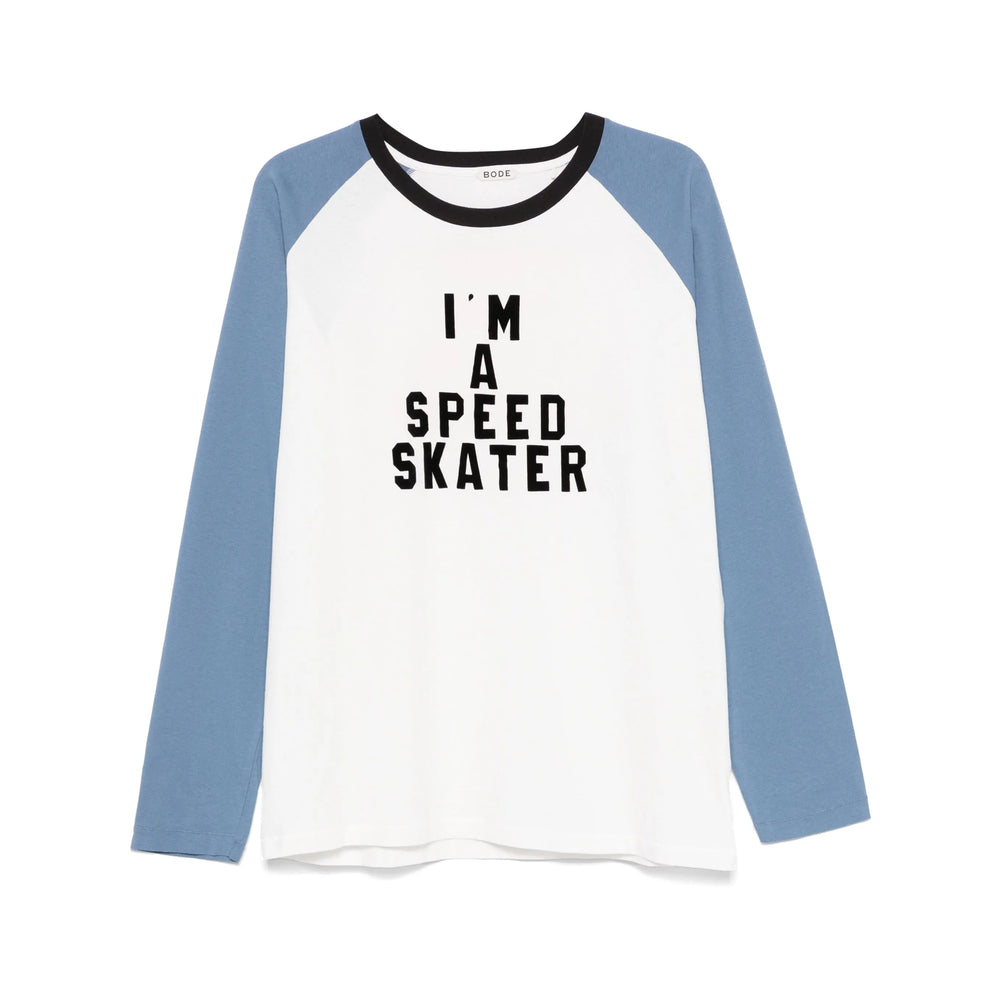 Bode T Shirts - White, Blue | Wanan Luxury