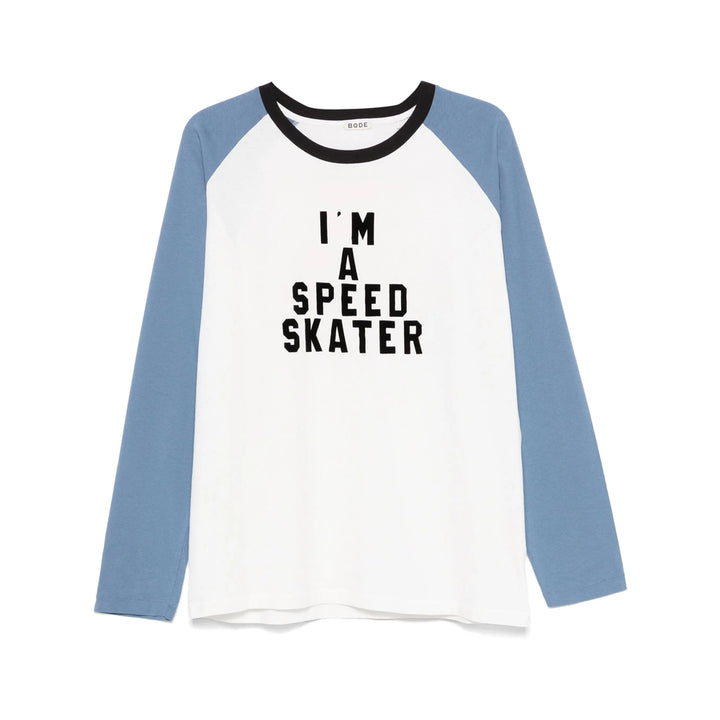 Bode T Shirts - White, Blue | Wanan Luxury