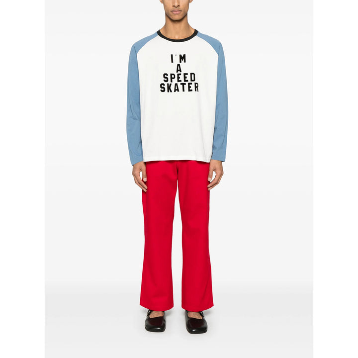 Bode T Shirts - White, Blue | Wanan Luxury